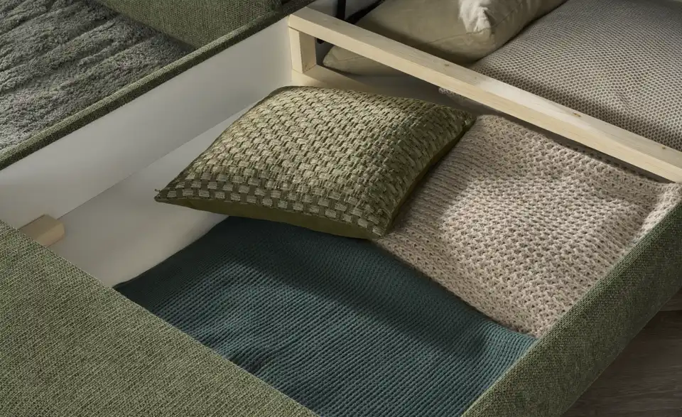 Ecksofa Tereccia mit Schlaffunktion, Detailansicht