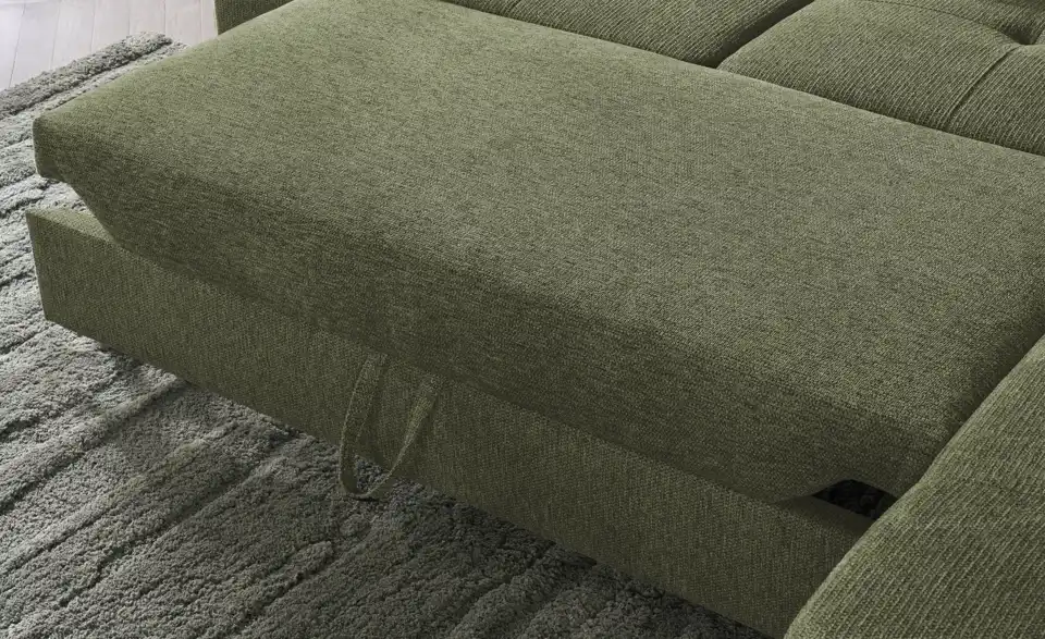 Ecksofa Tereccia mit Schlaffunktion, Detailansicht