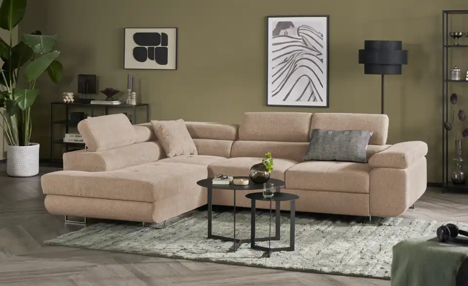 Ecksofa Tereccia mit Schlaffunktion, Funktionsansicht