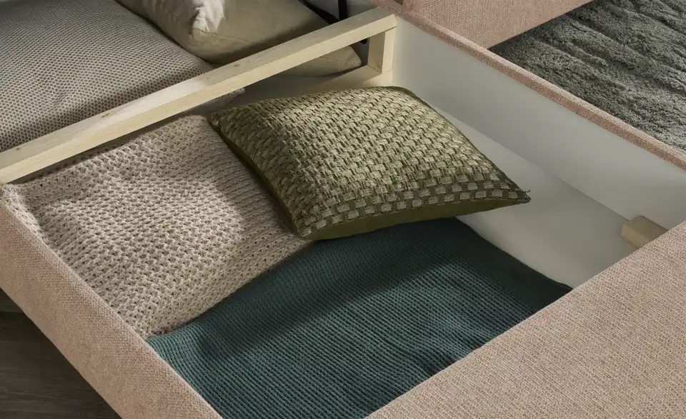 Ecksofa Tereccia mit Schlaffunktion, Detailansicht