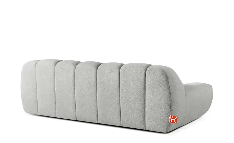 KONSIMO Polstermöbel 3er-Set Vena in Bubble Optik, Rückansicht
