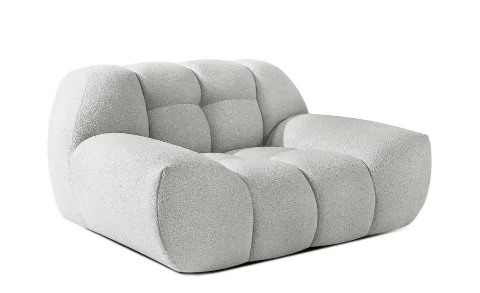 KONSIMO Polstermöbel 3er-Set Vena in Bubble Optik, Detailansicht