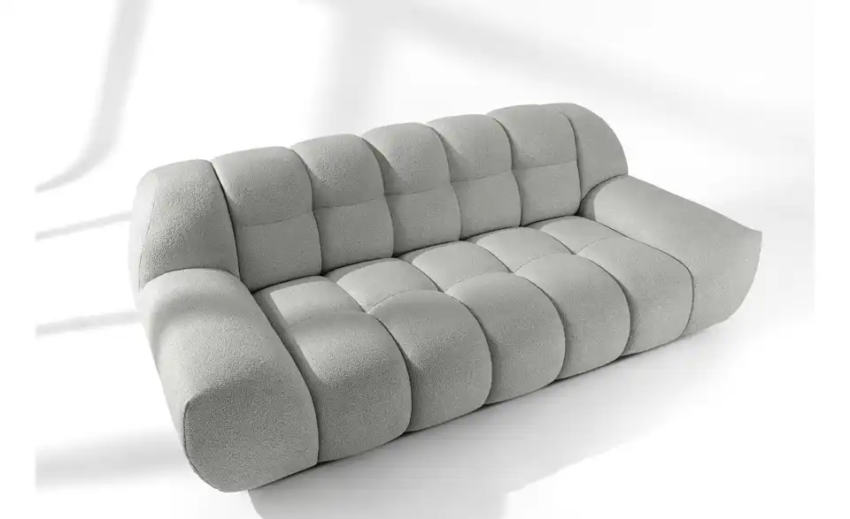 KONSIMO Polstermöbel 3er-Set Vena in Bubble Optik, in Wohnsituation