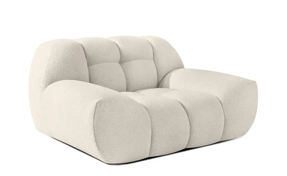 KONSIMO Polstermöbel 3er-Set Vena in Bubble Optik, Detailansicht
