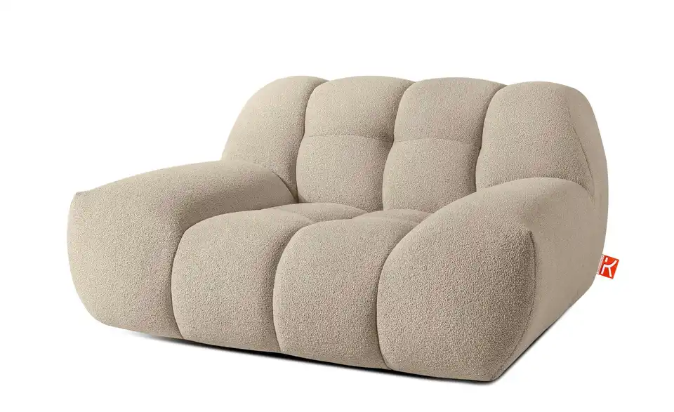 KONSIMO Sessel 2er-Set Vena in Bubble Optik, Detailansicht