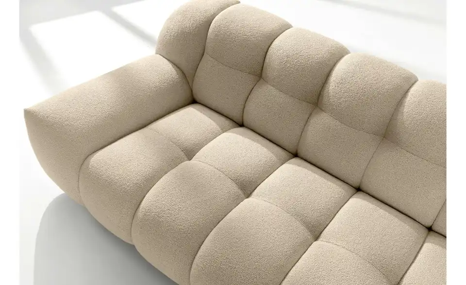 KONSIMO Einzelsofa Vena • in Bubble Optik, Detailansicht