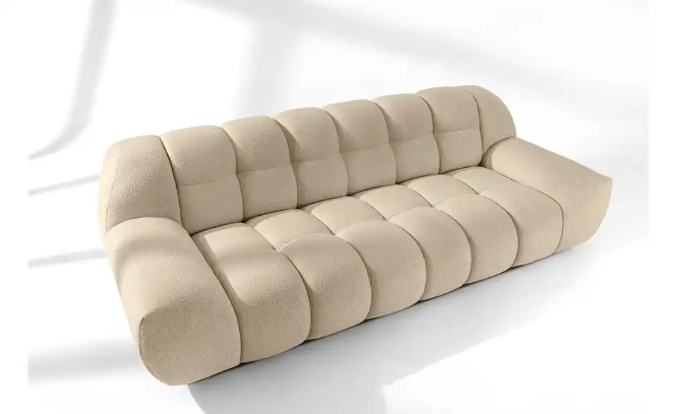 KONSIMO Einzelsofa Vena • in Bubble Optik, in Wohnsituation