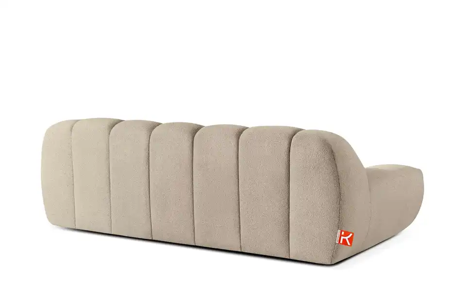 KONSIMO Einzelsofa Vena in Bubble Optik, Rückansicht