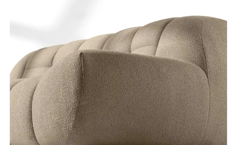 KONSIMO Einzelsofa Vena in Bubble Optik, Detailansicht