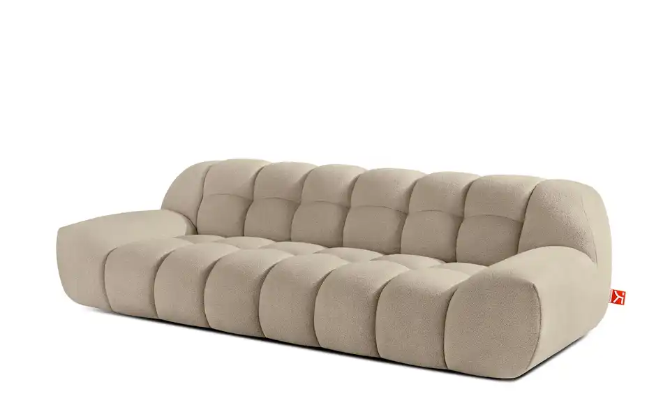 KONSIMO Einzelsofa Vena • in Bubble Optik, Perspektive