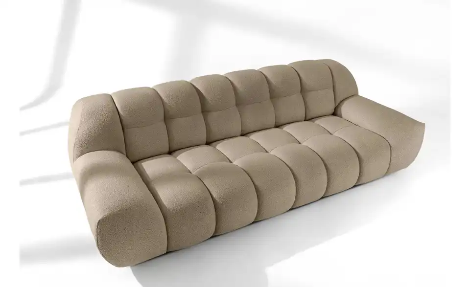 KONSIMO Einzelsofa Vena • in Bubble Optik, in Wohnsituation