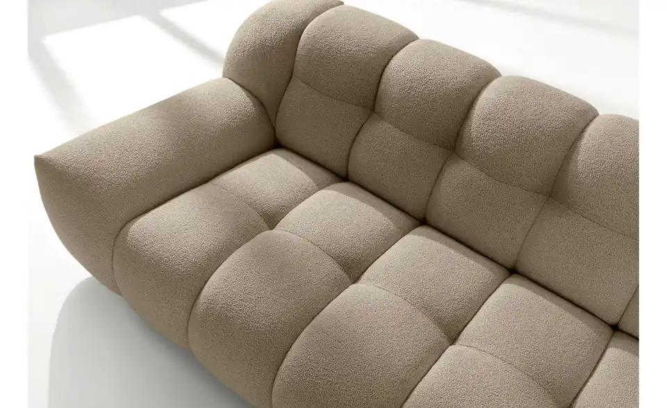 KONSIMO Einzelsofa Vena • in Bubble Optik, Detailansicht