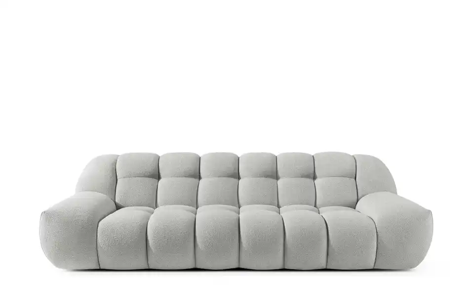 KONSIMO Einzelsofa Vena • in Bubble Optik, Frontansicht