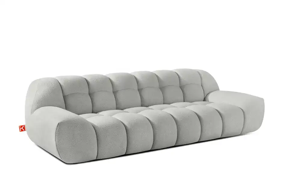 KONSIMO Einzelsofa Vena • in Bubble Optik, Profilansicht