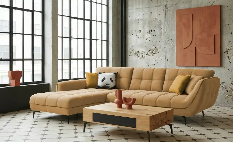 bobb Ecksofa Lazlo, in Wohnsituation