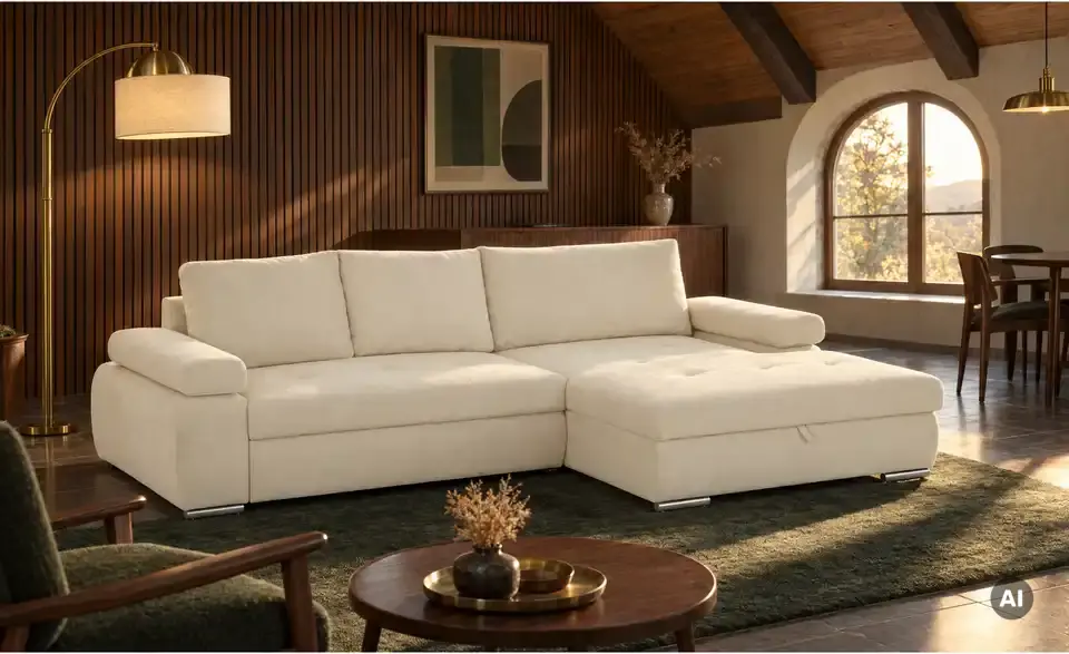 smart Ecksofa Ibby, in Wohnsituation