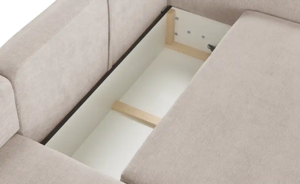 Primo Ecksofa Mossa Mit Schlaffuktion, Detailansicht