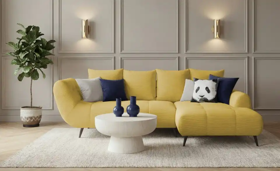 bobb Ecksofa Bellani III, in Wohnsituation