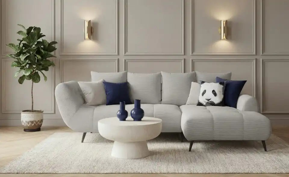 bobb Ecksofa Bellani III, in Wohnsituation