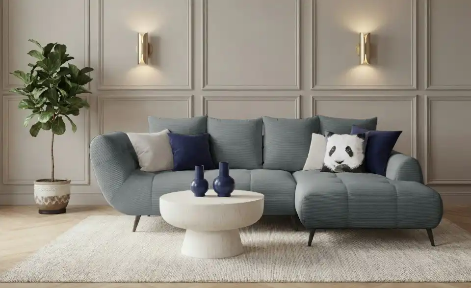 bobb Ecksofa Bellani III, in Wohnsituation