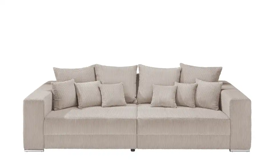 Primo Bigsofa Ricardo aus Cordstoff, Frontansicht