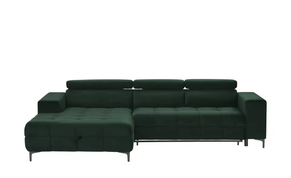 Twist Ecksofa Caro aus Mikrofaser, Frontansicht