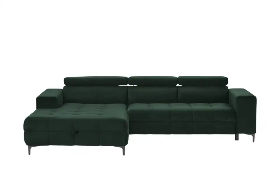 Twist Ecksofa Caro aus Mikrofaser, Frontansicht