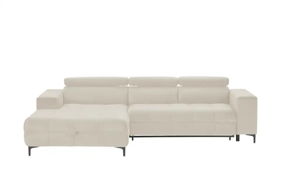 Twist Ecksofa Caro aus Mikrofaser, Frontansicht