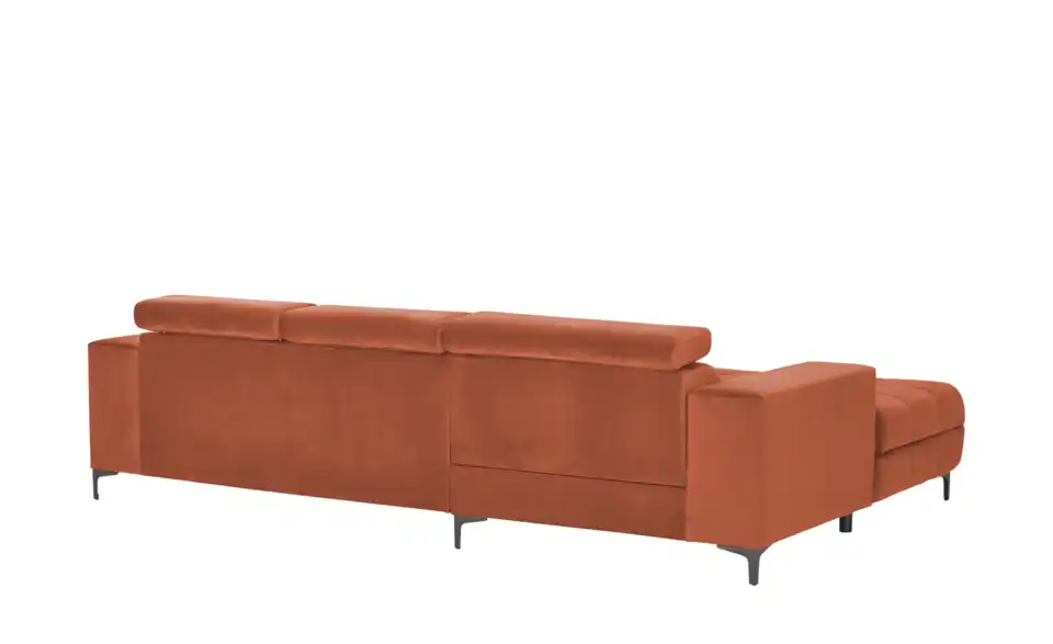 Twist Ecksofa Caro aus Mikrofaser, Rückansicht