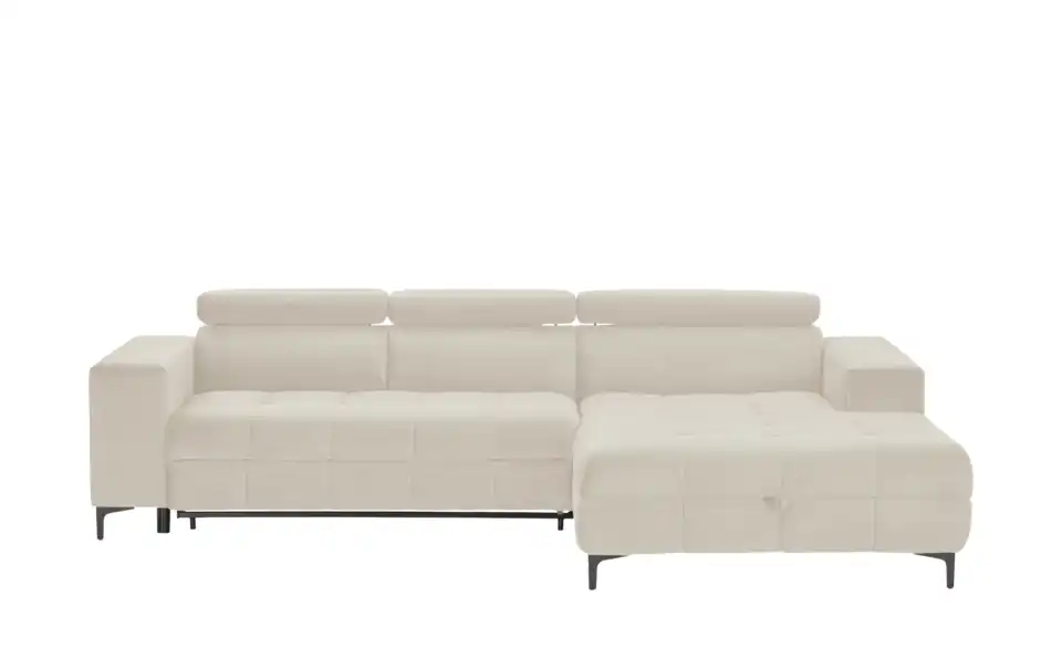 Twist Ecksofa Caro aus Mikrofaser, Frontansicht