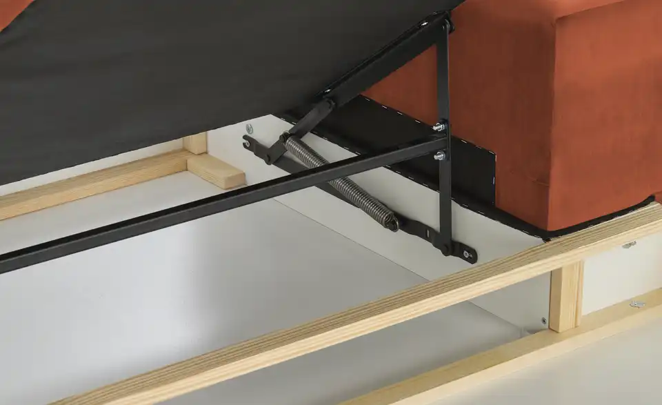 Twist Ecksofa Caro aus Mikrofaser, Detailansicht