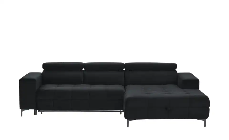 Twist Ecksofa Caro aus Mikrofaser, Frontansicht