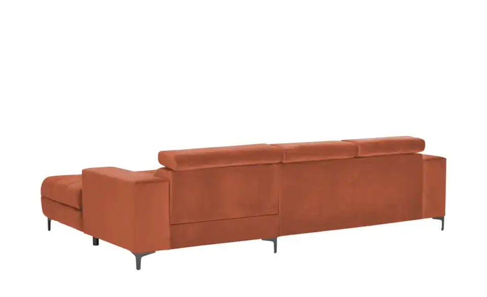 Twist Ecksofa Caro aus Mikrofaser, Rückansicht