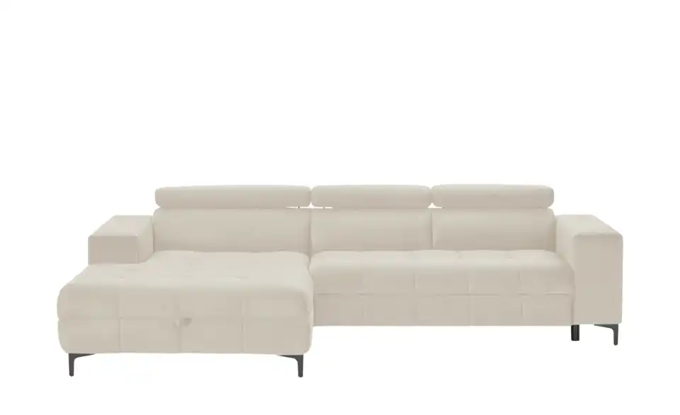 Twist Ecksofa Caro aus Mikrofaser, Frontansicht