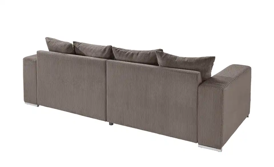 Primo Bigsofa Ricardo aus Cordstoff, Rückansicht