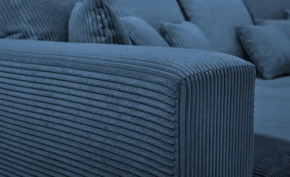 Primo Bigsofa Ricardo aus Cordstoff, Detailansicht