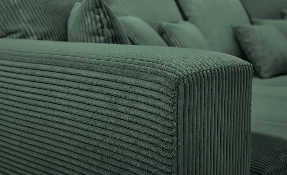 Primo Bigsofa Ricardo aus Cordstoff, Detailansicht