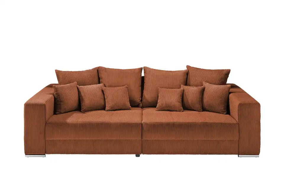 Primo Bigsofa Ricardo aus Cordstoff, Frontansicht