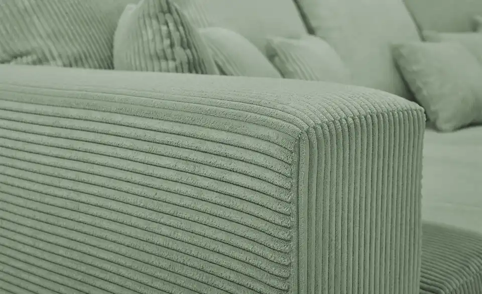 Primo Bigsofa Ricardo aus Cordstoff, Detailansicht