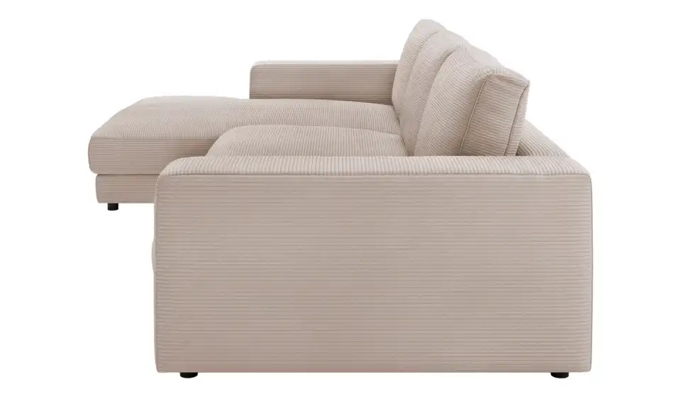 Jette Home Ecksofa Sila Cord, Profilansicht