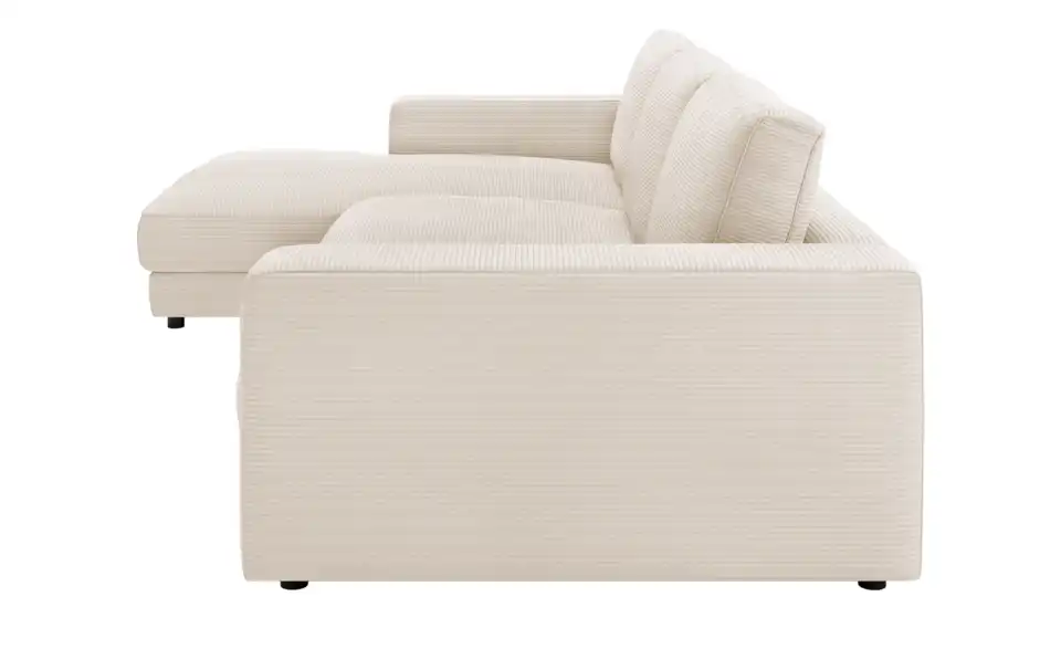 Jette Home Ecksofa Sila Cord, Profilansicht