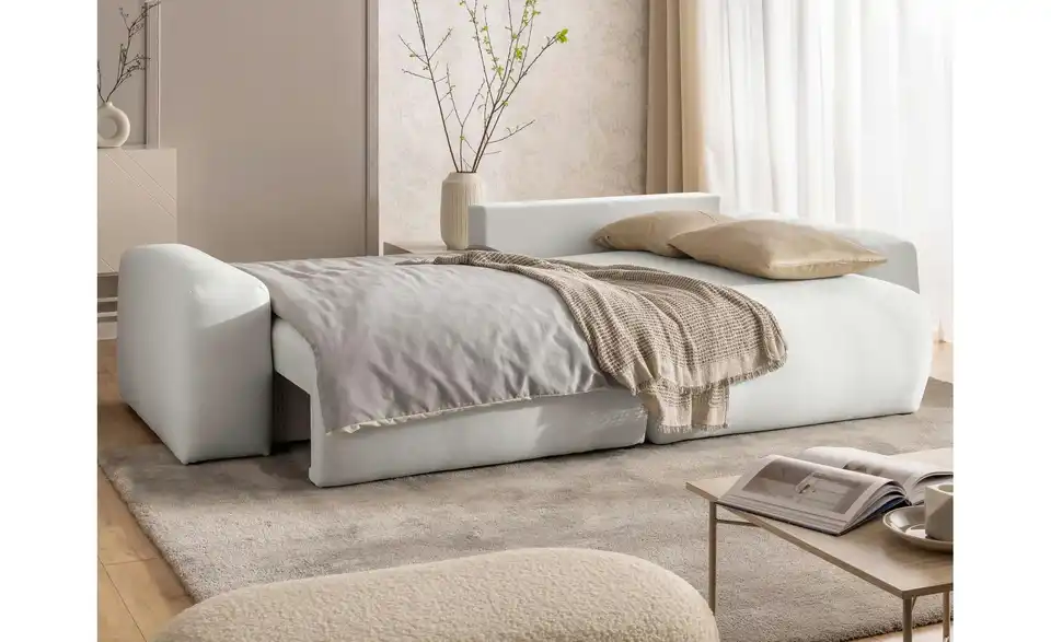 S-STYLE Ecksofa Puffy mit Schlaffunktion, Funktionsansicht