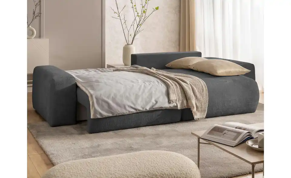 S-STYLE Ecksofa Puffy mit Schlaffunktion, Funktionsansicht
