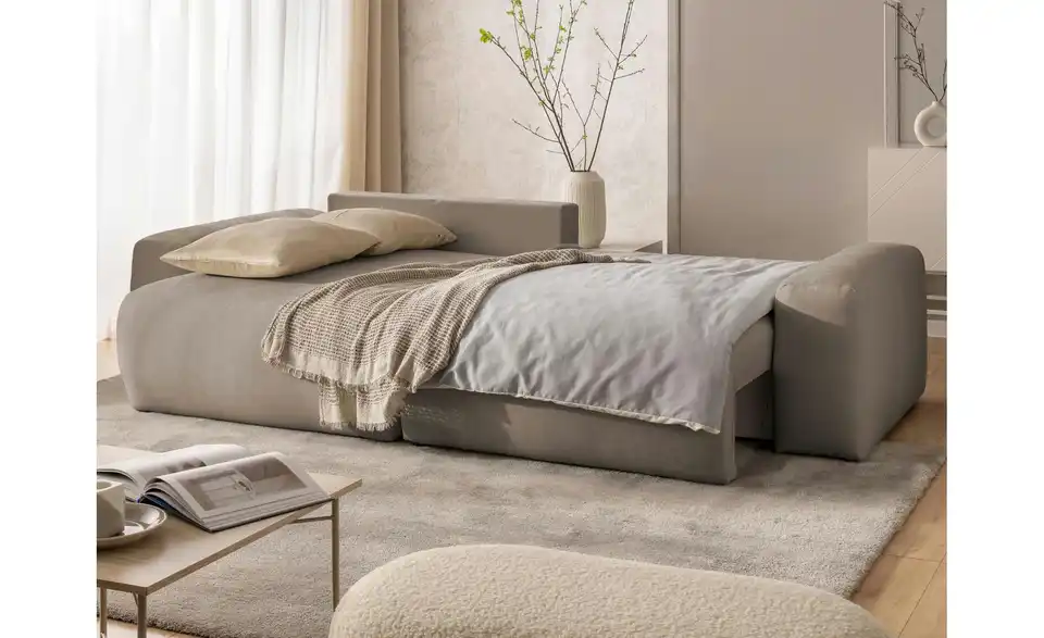 S-STYLE Ecksofa Puffy mit Schlaffunktion, Funktionsansicht