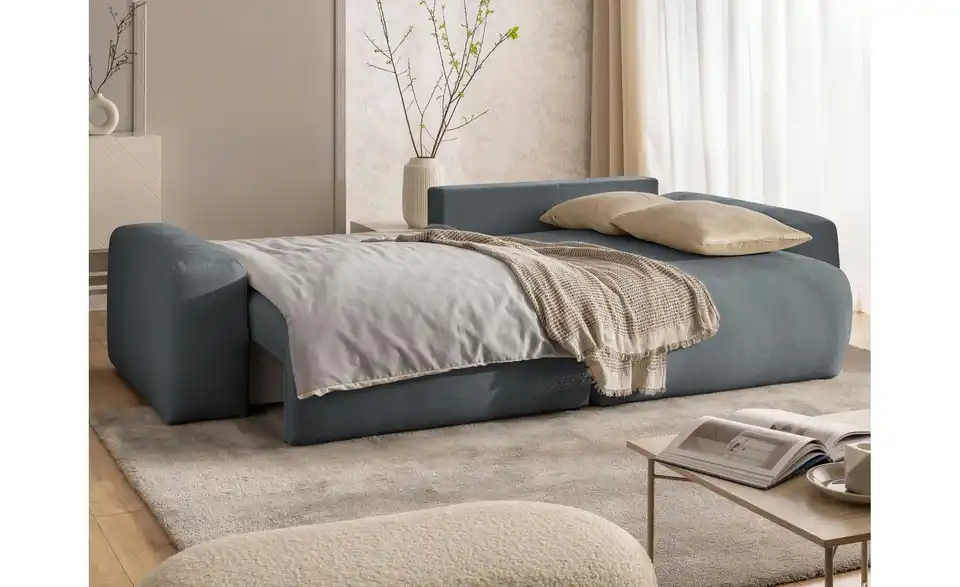 S-STYLE Ecksofa Puffy mit Schlaffunktion, Funktionsansicht