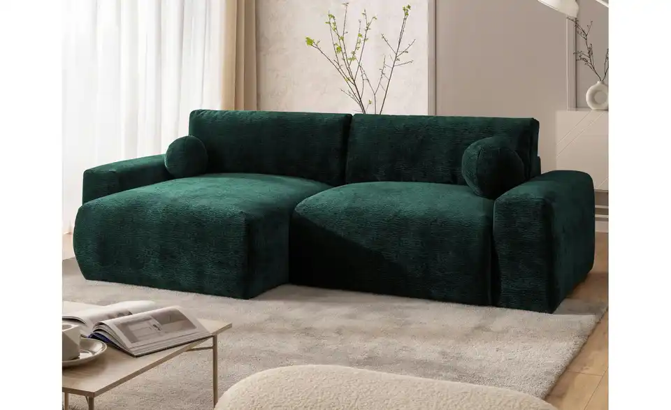 S-STYLE Ecksofa Puffy mit Schlaffunktion, in Wohnsituation