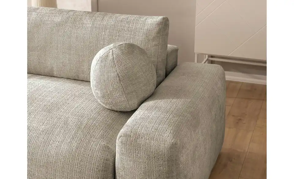 S-STYLE Ecksofa Puffy mit Schlaffunktion, Detailansicht