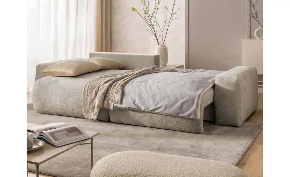 S-STYLE Ecksofa Puffy mit Schlaffunktion, Funktionsansicht