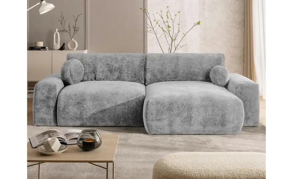 S-STYLE Ecksofa Puffy mit Schlaffunktion, in Wohnsituation
