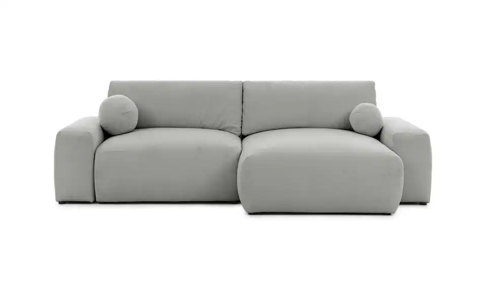 S-STYLE Ecksofa Puffy mit Schlaffunktion, Frontansicht